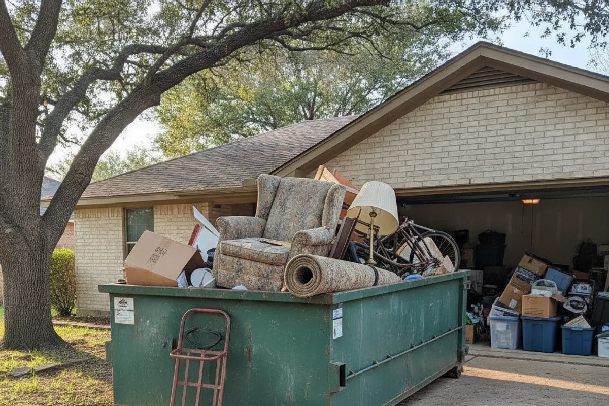 Estate & Garage Cleanout Dumpster Rental Seguin TX